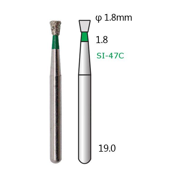Алмазные стоматологические боры - серия SI (обратный конус) - 5 шт 1018-SI фото
