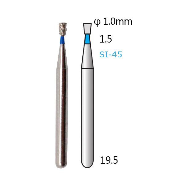 Алмазні стоматологічні бори - серія SI (зворотний конус) - 5 шт 1018-SI фото