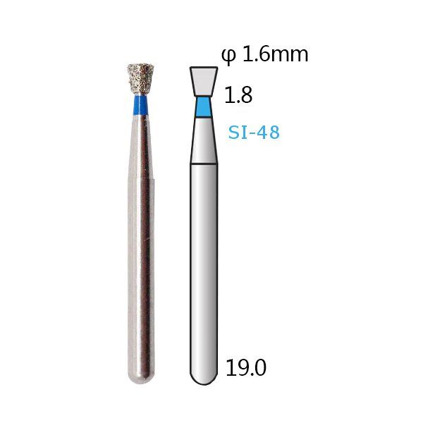 Алмазные стоматологические боры - серия SI (обратный конус) - 5 шт 1018-SI фото