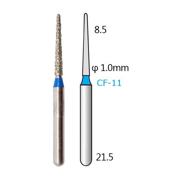 Алмазні стоматологічні бори - серія CF - 5 шт 1018-CF фото
