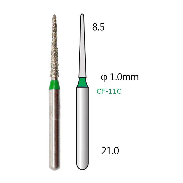 Алмазні стоматологічні бори - серія CF - 5 шт 1018-CF фото