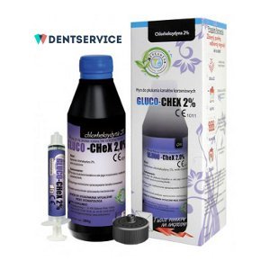 Gluco-Chex 2% (Глюко-Чекс 2% - хлоргексидин) - бутылочка с жидкостью 200 мл 2798 фото