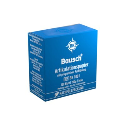 Артикуляційний папір Bausch BK1001 - синій 200 мкм BK1001 фото