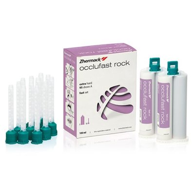 Окклюфаст Рок (Occlufast Rock) - силікон для реєстрації прикусу, 2х50мл 14415 фото